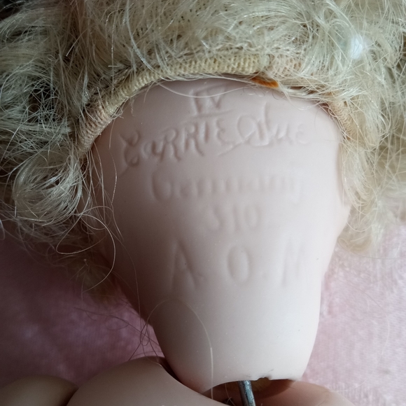 Reproduction Just Me  Miniature Porcelain  Doll Jointed Full Body  Blue 9" - Picture 9 of 14